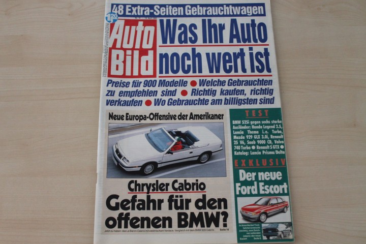 Deckblatt Auto Bild (16/1988)